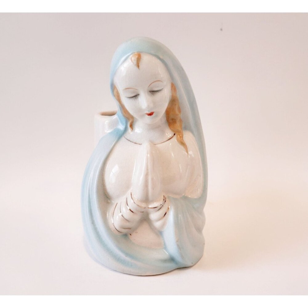Vintage Planter Madonna  Ceramic Royal Windsor 1960's